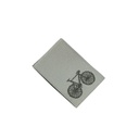 Weblabel zum einnähen Velo / Fahrrad  22 x 15mm
