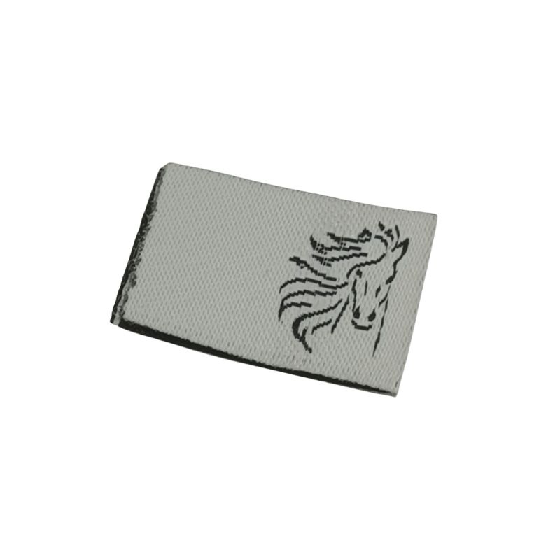 Weblabel zum Einnähen Pferd 22 x 15mm