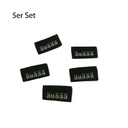 5er Set Weblabel zum einnähen äuäää 20 x 10mm (Achtung sehr schmaler