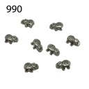 Elefant zum Annähen 12 x 8mm