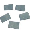 5er Set Weblabel zum Einnähen Schneeflocke 30 x 20mm