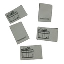 5er Set Weblabel zum Einnähen Geschenk / Überraschig 20 x 30mm