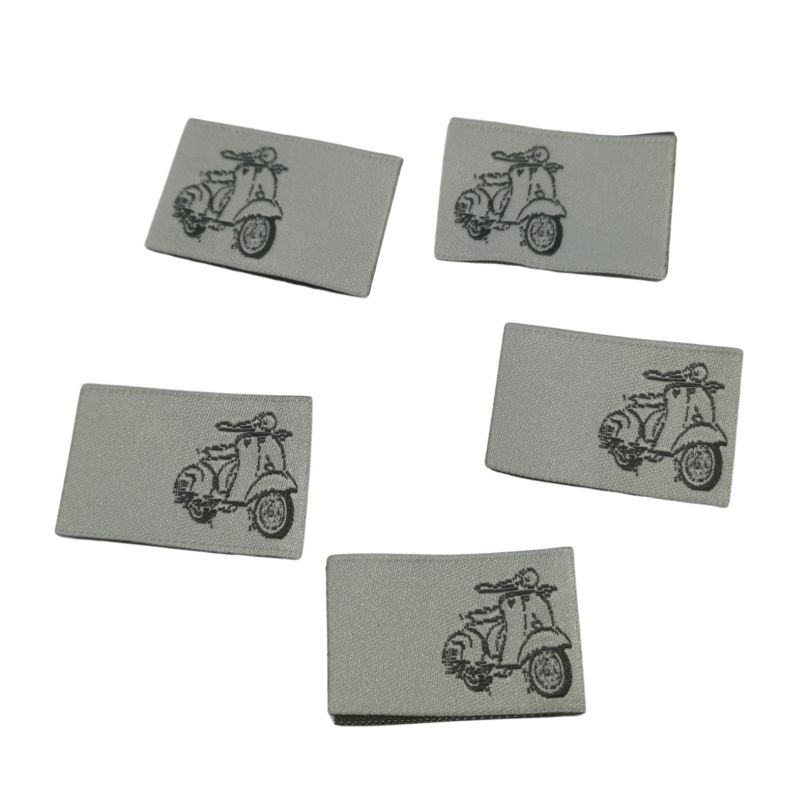 Weblabel zum Einnähen Vespa 20 x 30mm