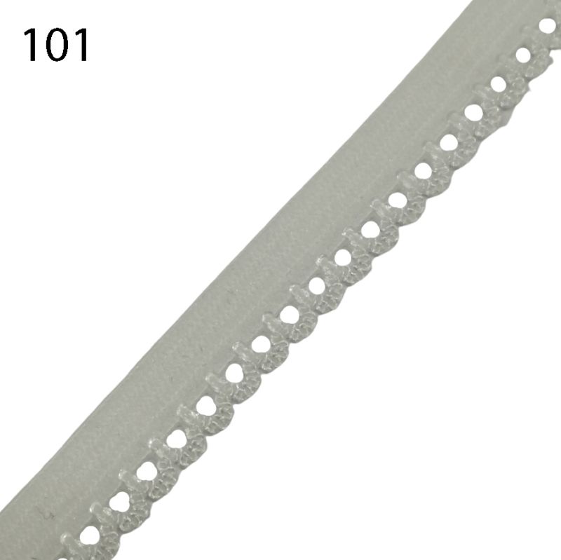 Wäschegummi verziert Breite 10 mm