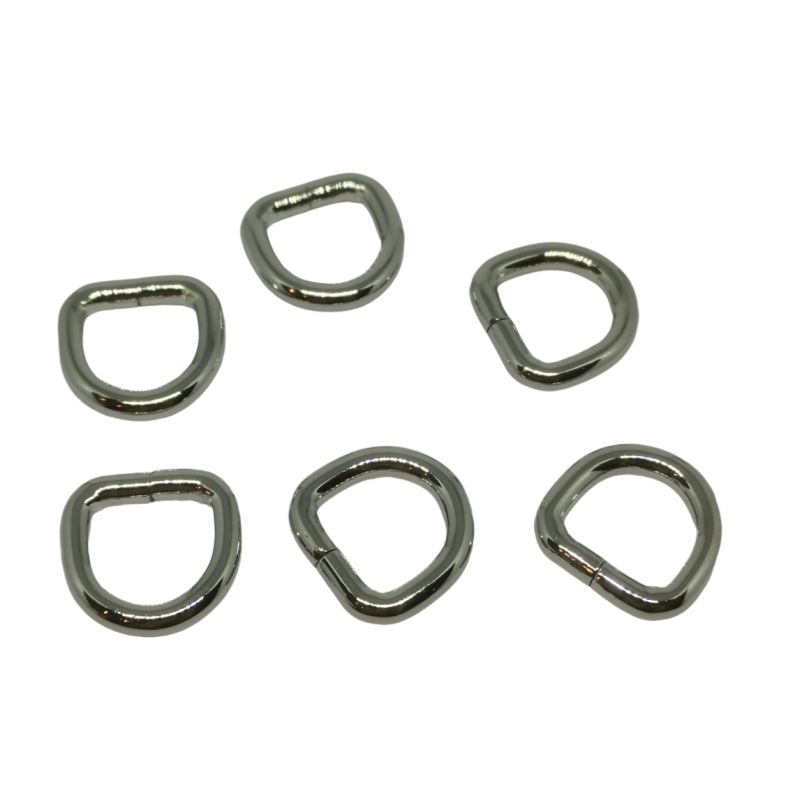 100er Pack D-Ring Innendurchmesser 13mm ideal für 10mm und 15mm Bänder