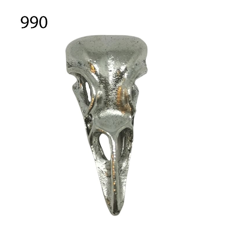 Skelett Vogelkopf für Kordel 31 x 12.5mm