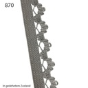 Gummiband mit Spitze (Wäschespitze) 13mm