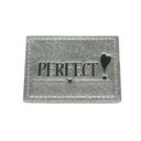 "Perfect" Kunstleder Label 4 x 3cm