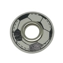 Ösenpatch rund "Fussball" 32 mm