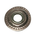 Ösenpatch rund Reifen Metallic roségold 32 mm