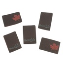 5er Set Weblabel Herbstliebe 15 x 23mm