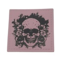 "Skull / Totenkopf" Kunstleder Label 4 x 4cm
