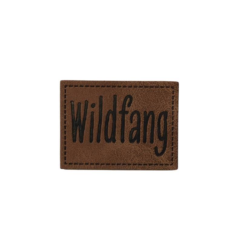 "Wildfang" Kunstleder Label 4 x 3 cm