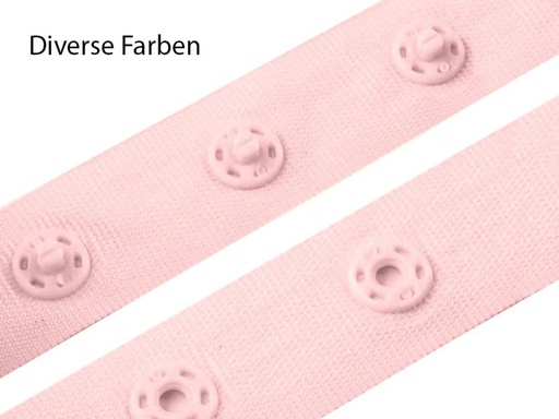 Druckknopfband 18 mm - Nur solange Vorrat