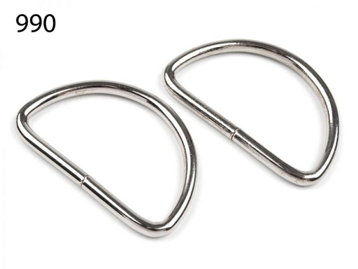 [621 5004 990] D- Ring 50mm (Dicke 4mm)