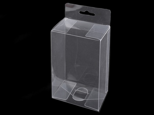 [929 0812 001] Transparente Kunststoffbox 8 x 12cm zum Aufhängen