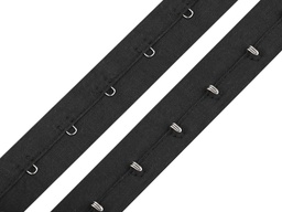 321 7618 820 Haken- Ösenband/ Korsettband aus Baumwolle 25mm