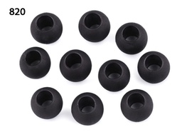 865 1942 820 Grosslochperle aus Kunststoff matt 10 x 14mm (Waschbar)