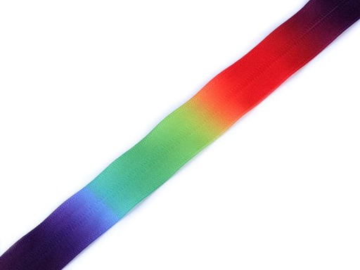 [100 0505 999] Endlosreissverschluss Regenbogen verdeckt 5mm