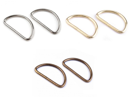 D-Ring 38 mm (Stärke 3 mm) - Diverse Farben