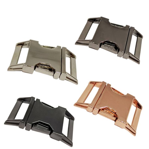 Steckschnalle aus Metall 25 mm - Diverse Farben