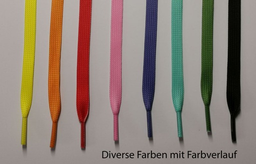 Flache Kordel mit Farbverlauf 120cm