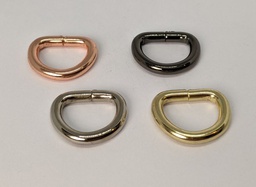 100er Pack D-Ring 13mm - Diverse Farben