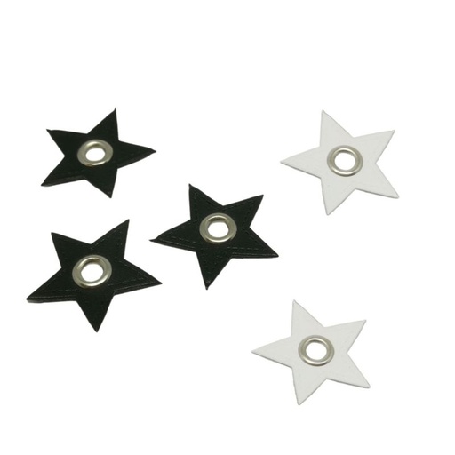 Ösenpatch Stern 31 x 31 mm