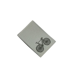 630 0003 000 Weblabel zum einnähen Velo / Fahrrad  22 x 15mm