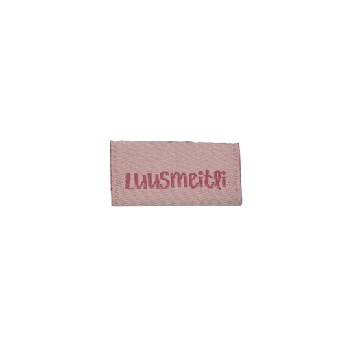 [630 0014 000] Weblabel zum Einnähen Luusmeitli 20 x 10mm (Achtung sehr schmaler Bereich zum Annähen)