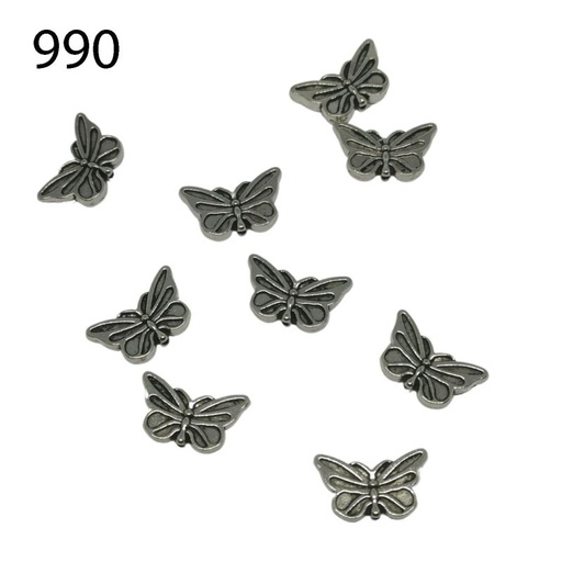 [860 1388 990] Schmetterling zum Annähen 16 x 10mm
