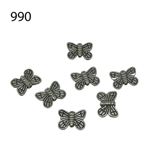 [860 1334 990] Schmetterling zum Annähen 13 x 10mm
