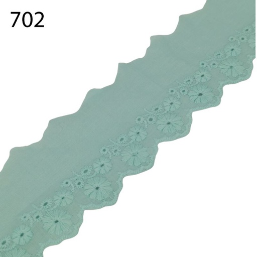 Wäschespitze aus Baumwolle ca. 55 mm - Diverse Farben