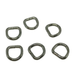 621 9904 990 100er Pack D-Ring innendurchmesser 13mm ideal für 10mm und 15mm Bänder