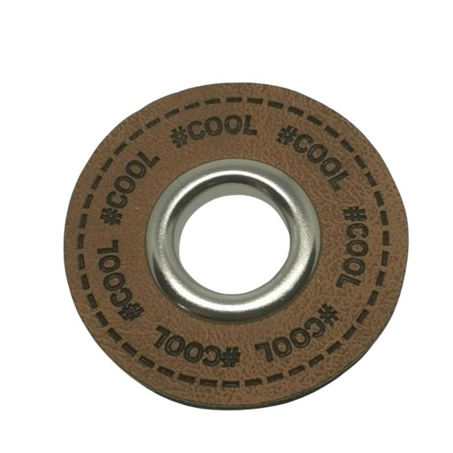 [628 4104 000] Ösenpatch rund "Cool" 32 mm