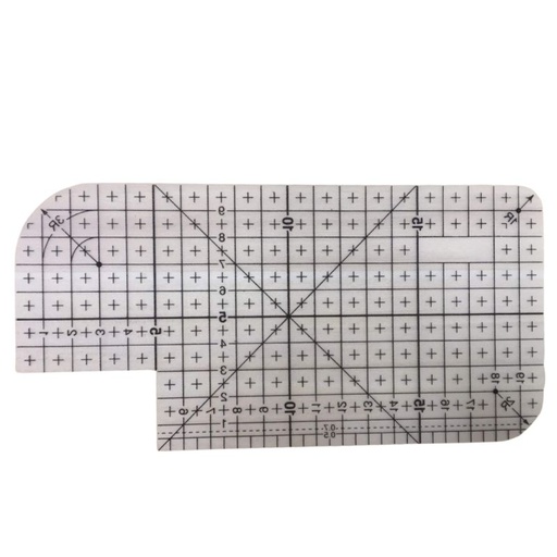 [646 1020 000] Bügellineal 10 x 20 cm