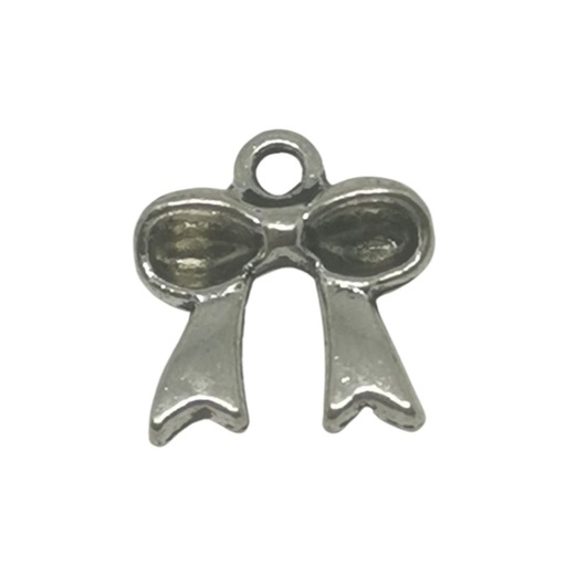 [645 6114 990] Anhänger Schleife / Mäscheli 13 x 13mm