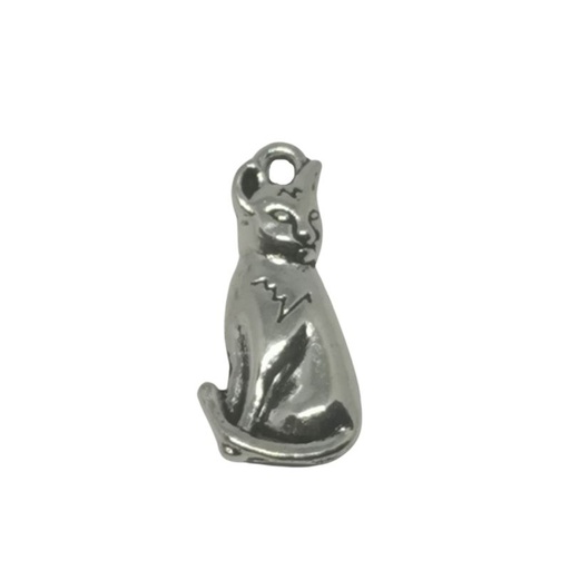 [645 6132 990] Anhänger Katze 10 x 21mm