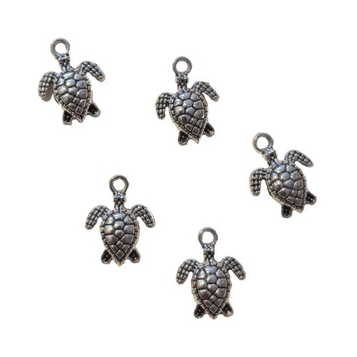 [645 6147 990] Anhänger Schildkröte 12 x 16 mm