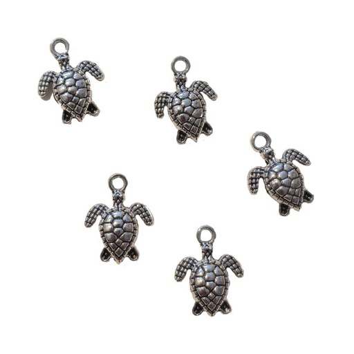 [645 6147 990] Anhänger Schildkröte 12 x 16 mm