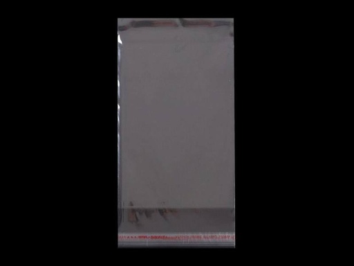 [921 0710 001] 100er Pack Cellophanbeutel mit Klebestreifen  7 x 10 cm